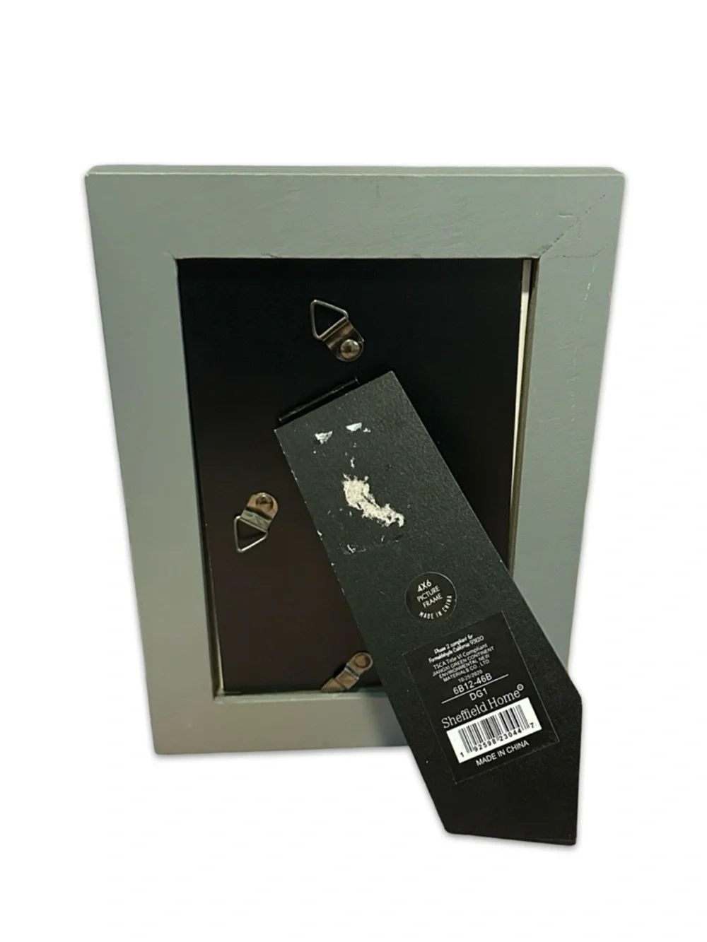 Sheffield Home 4x6 Silver Gray Picture Frame Classic Display Decor